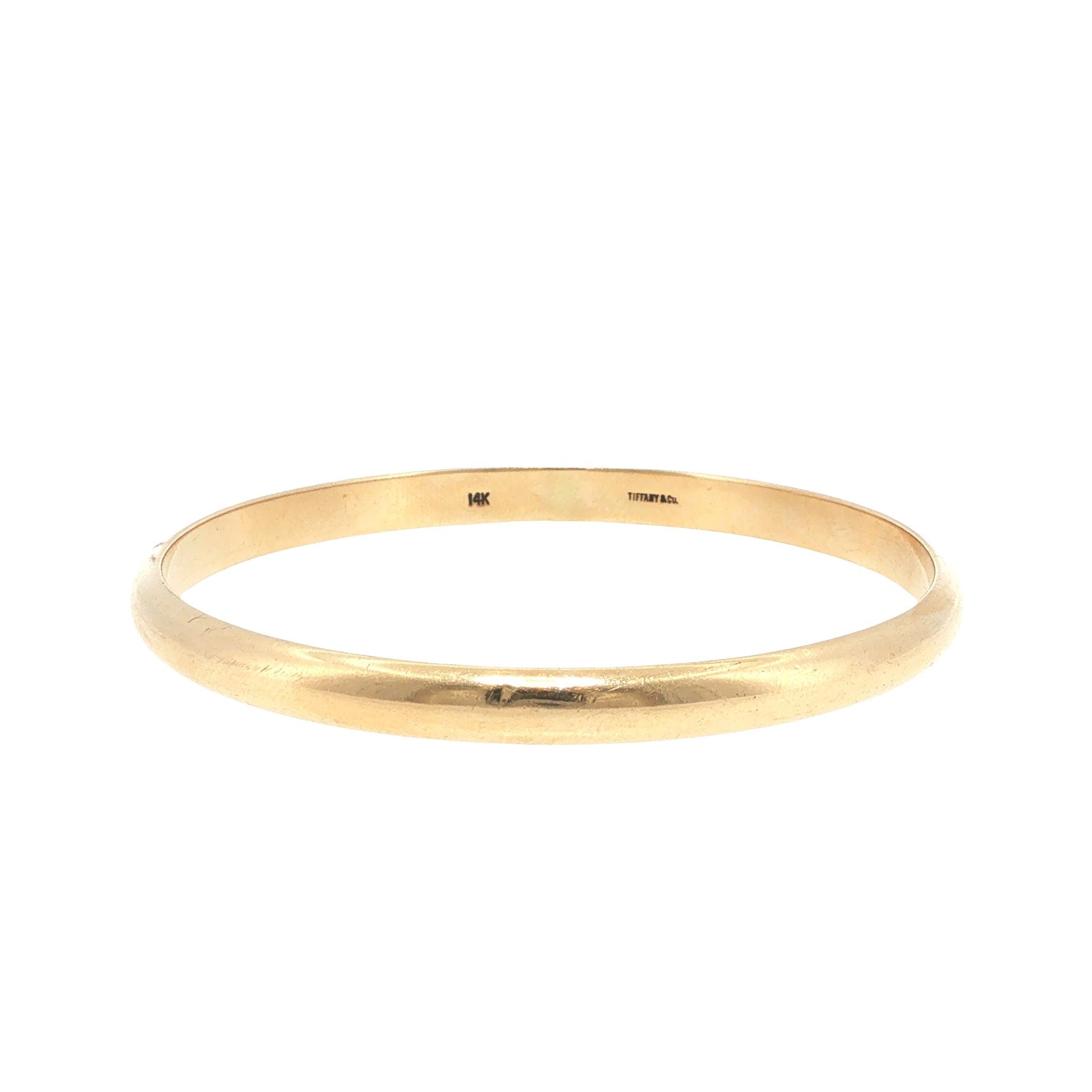 Vintage Tiffany & Co. 14K Gold Bangle