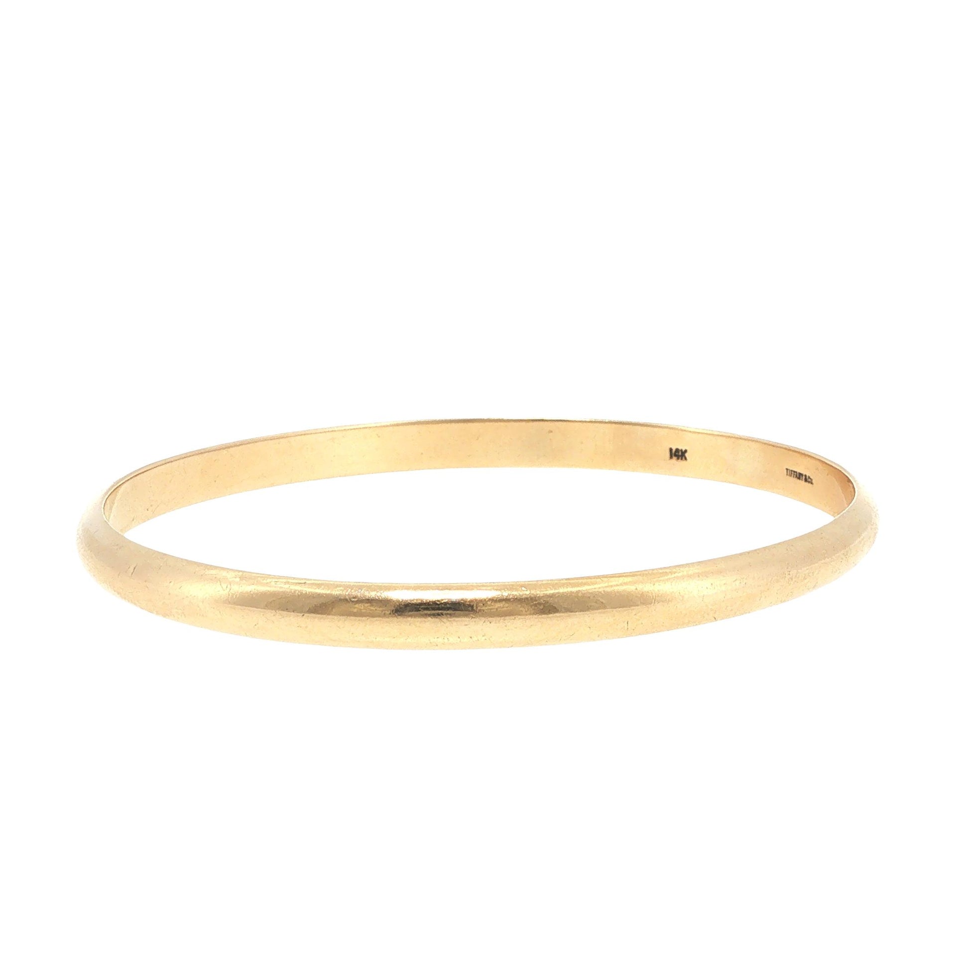 Vintage Tiffany & Co. 14K Gold Bangle