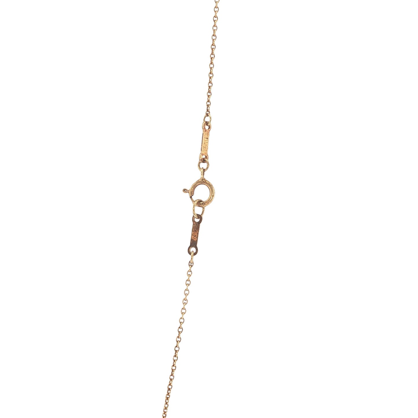 Tiffany & Co. 18K Gold Peretti Petite Open Heart Necklace