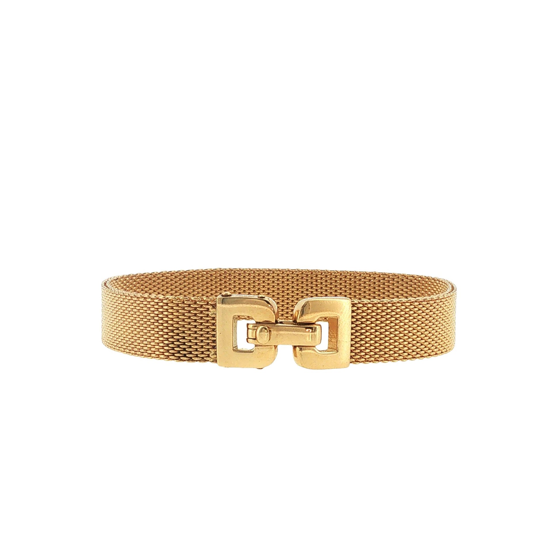 Vintage Tiffany & Co. 18K Gold Woven Mesh Bracelet