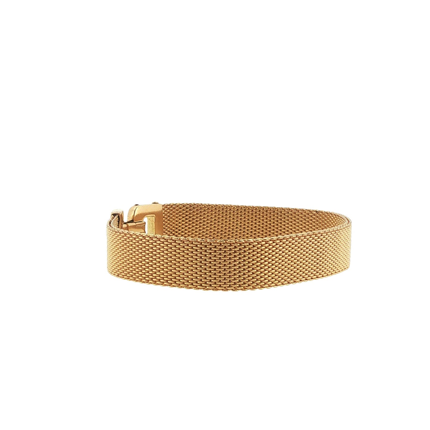 Vintage Tiffany & Co. 18K Gold Woven Mesh Bracelet