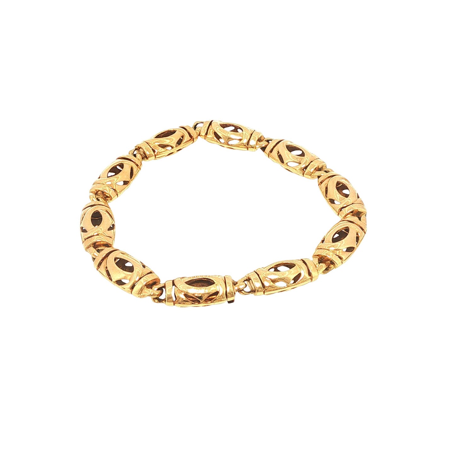 Vintage Cartier C De Cartier 18K Gold Bracelet