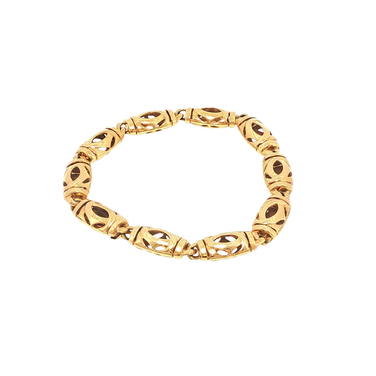 Vintage Cartier C De Cartier 18K Gold Bracelet