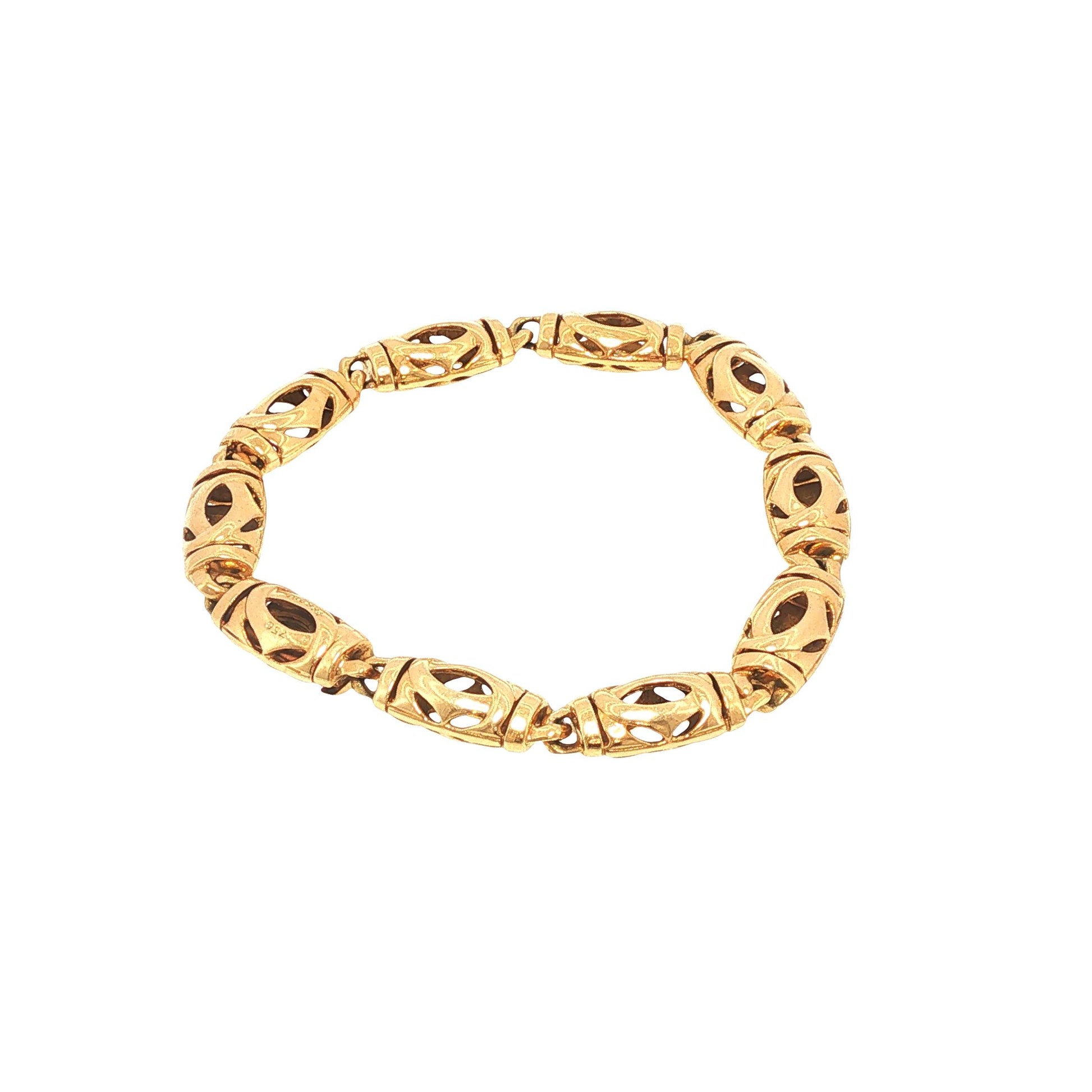 Vintage Cartier C De Cartier 18K Gold Bracelet