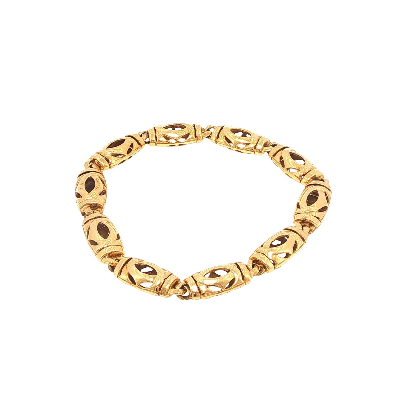 Vintage Cartier C De Cartier 18K Gold Bracelet