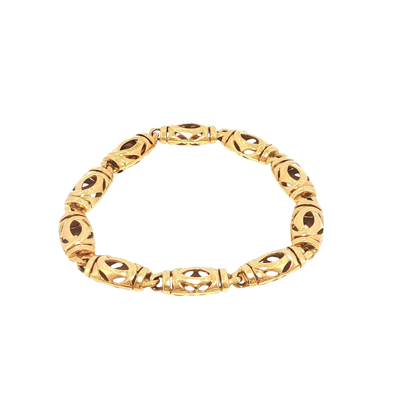 Vintage Cartier C De Cartier 18K Gold Bracelet