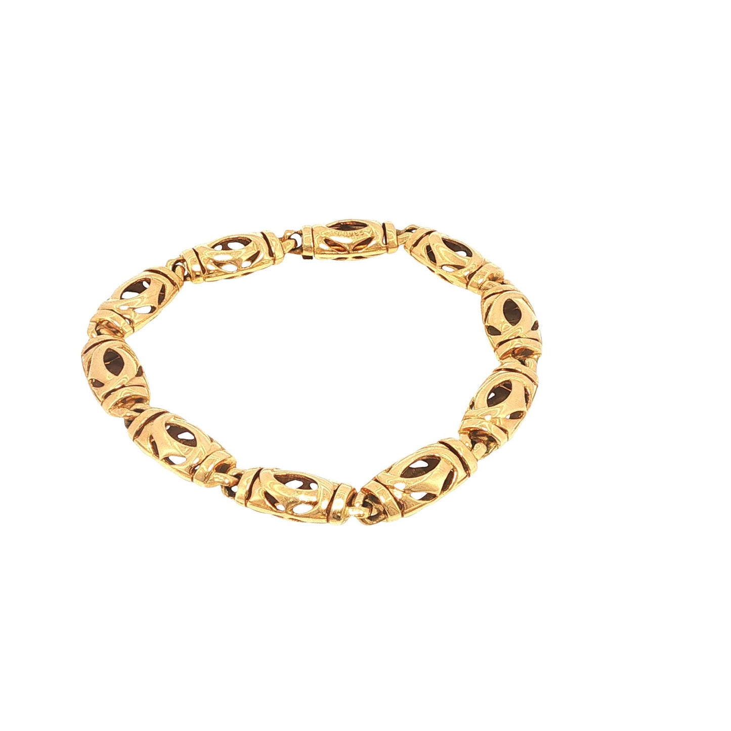 Vintage Cartier C De Cartier 18K Gold Bracelet