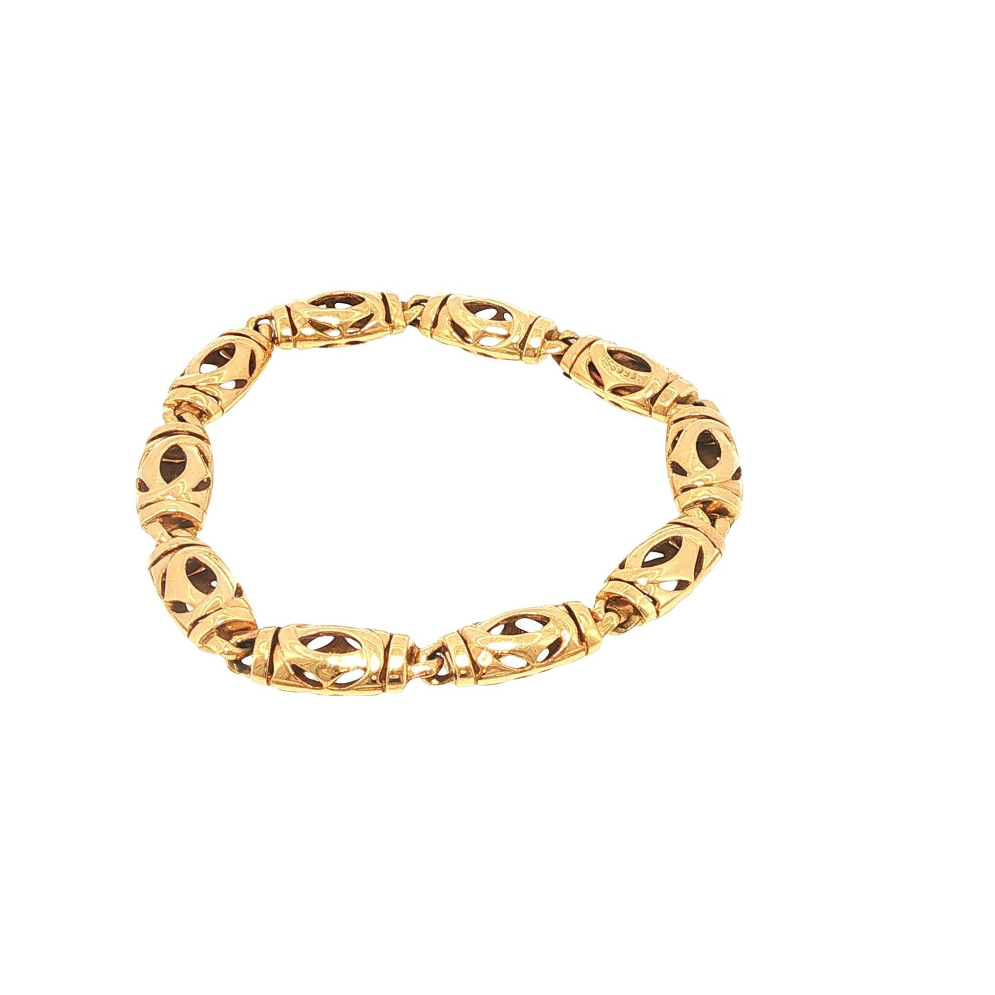 Vintage Cartier C De Cartier 18K Gold Bracelet