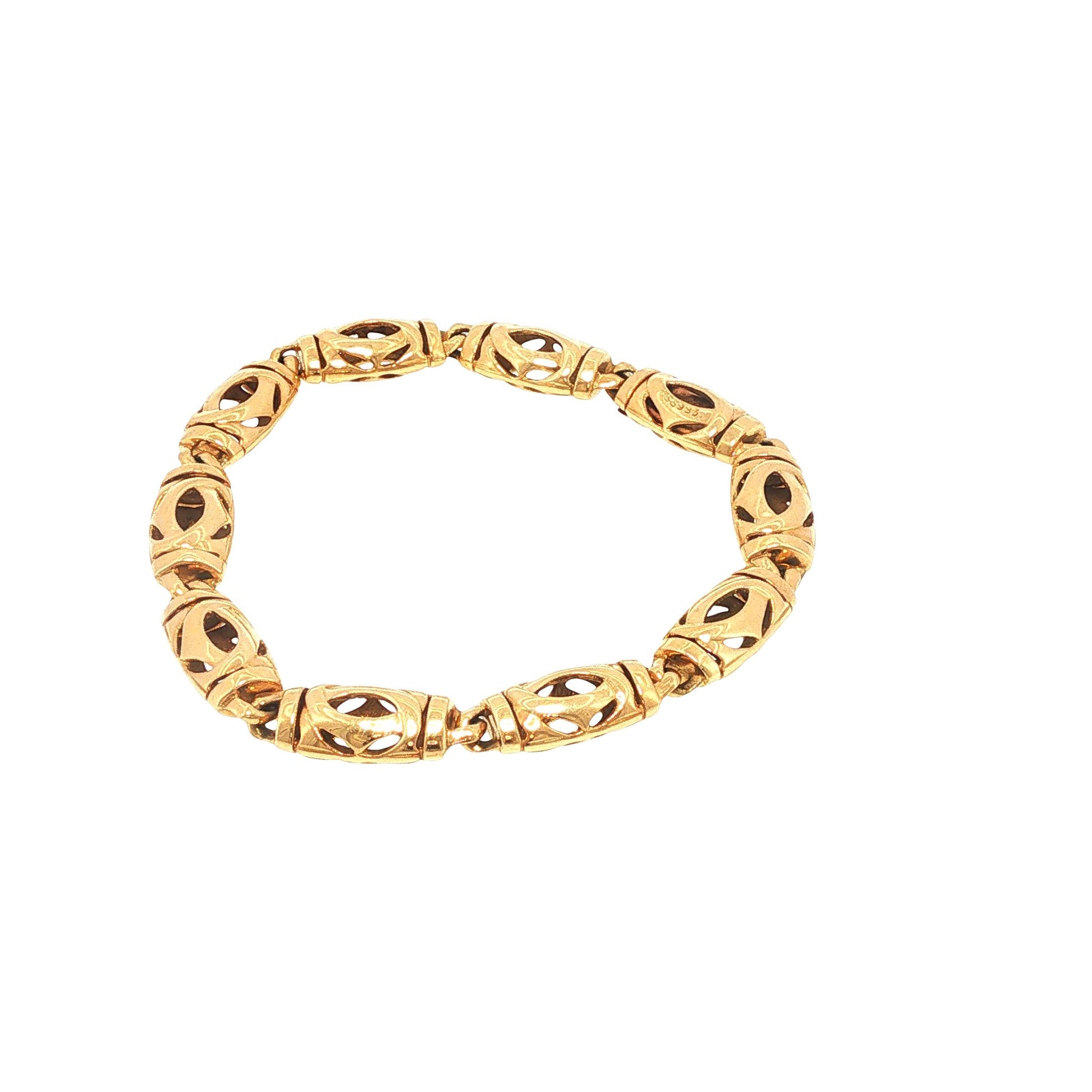 Vintage Cartier C De Cartier 18K Gold Bracelet