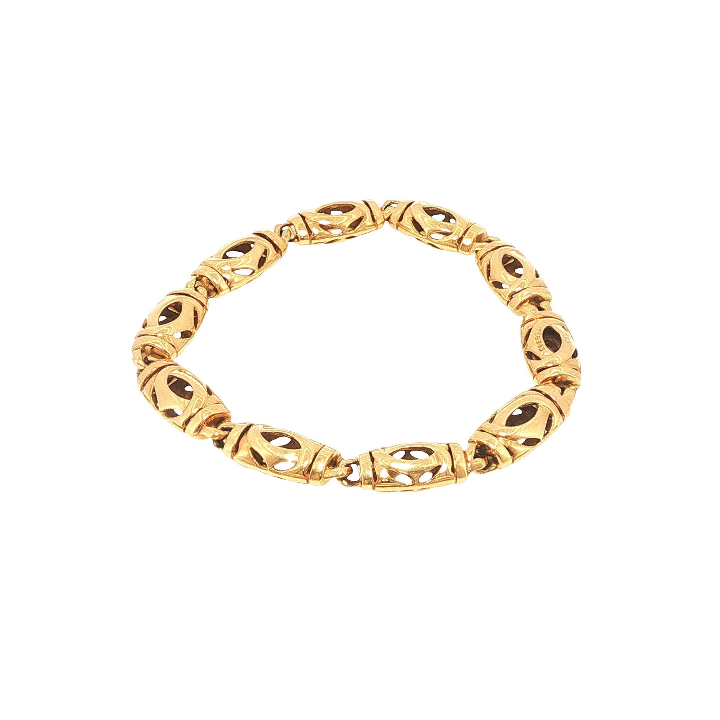 Vintage Cartier C De Cartier 18K Gold Bracelet