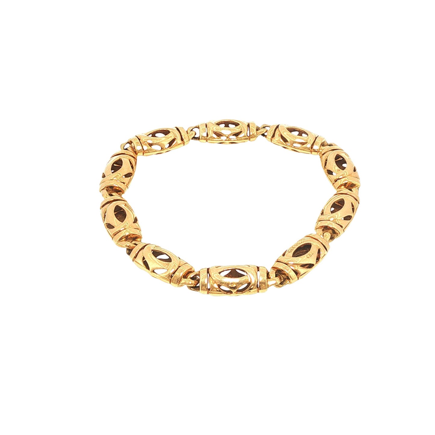 Vintage Cartier C De Cartier 18K Gold Bracelet