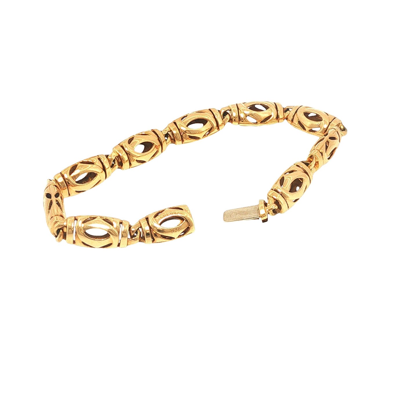 Vintage Cartier C De Cartier 18K Gold Bracelet