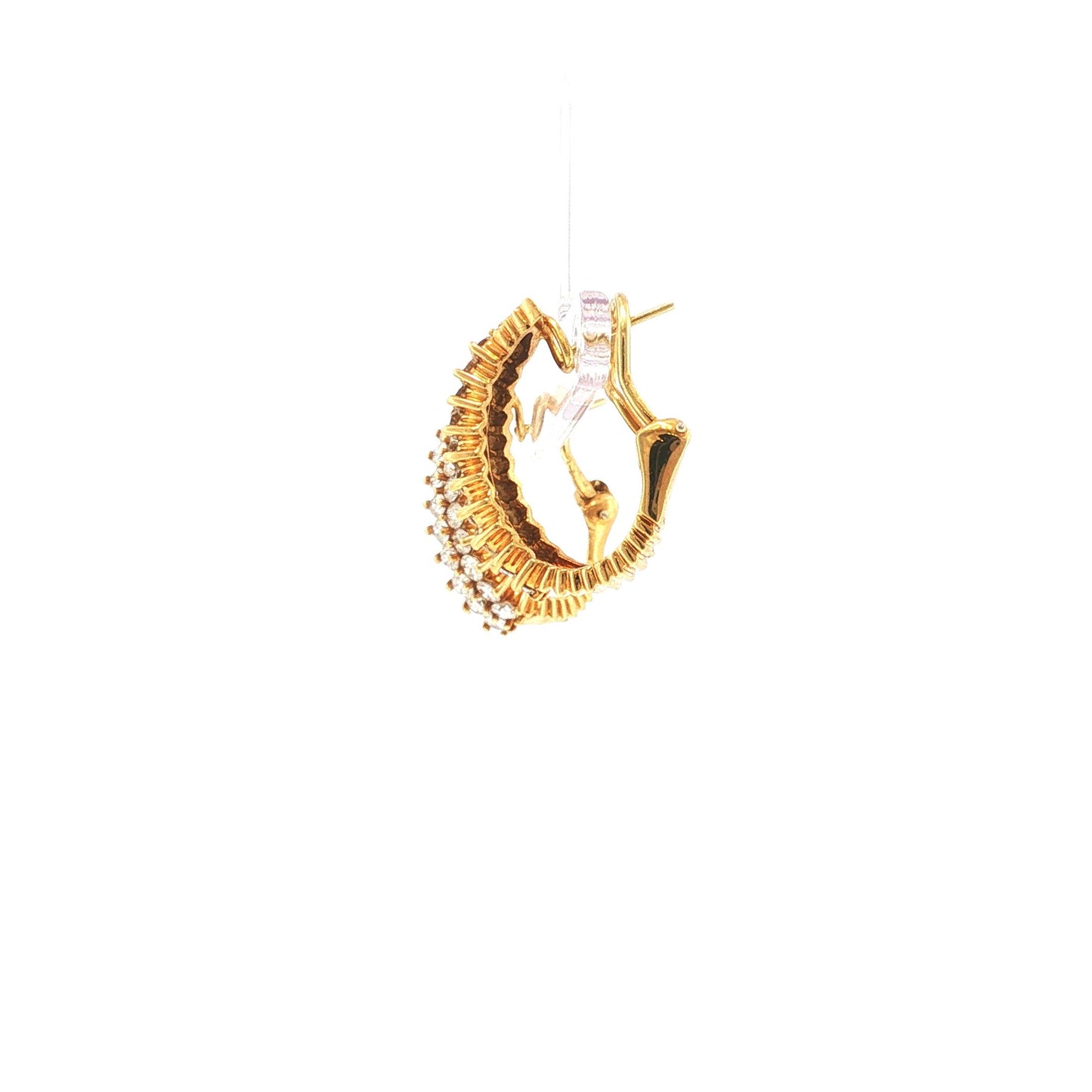 Hammerman Brothers 18K Gold Diamond Earrings