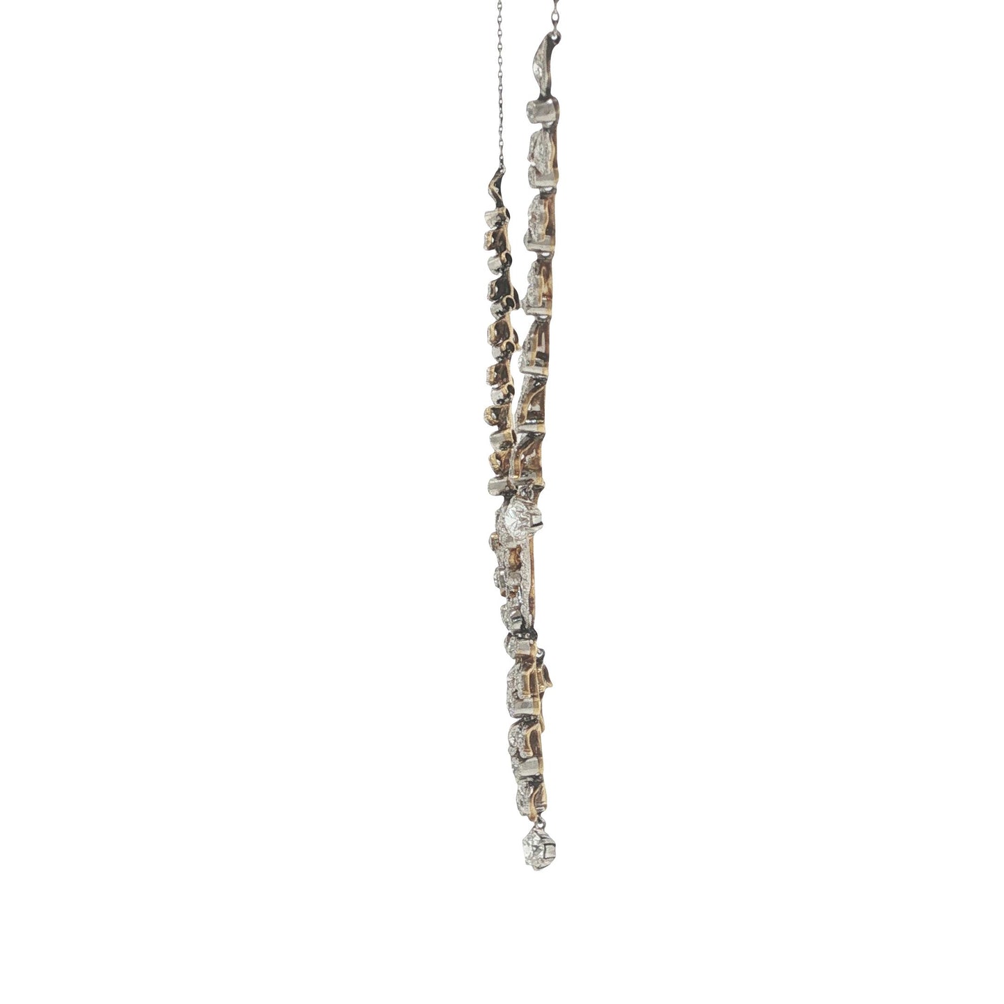 Edward Platinum 18K White Gold Diamond Necklace