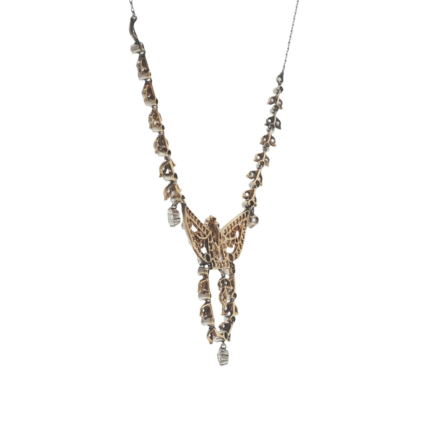 Edward Platinum 18K White Gold Diamond Necklace