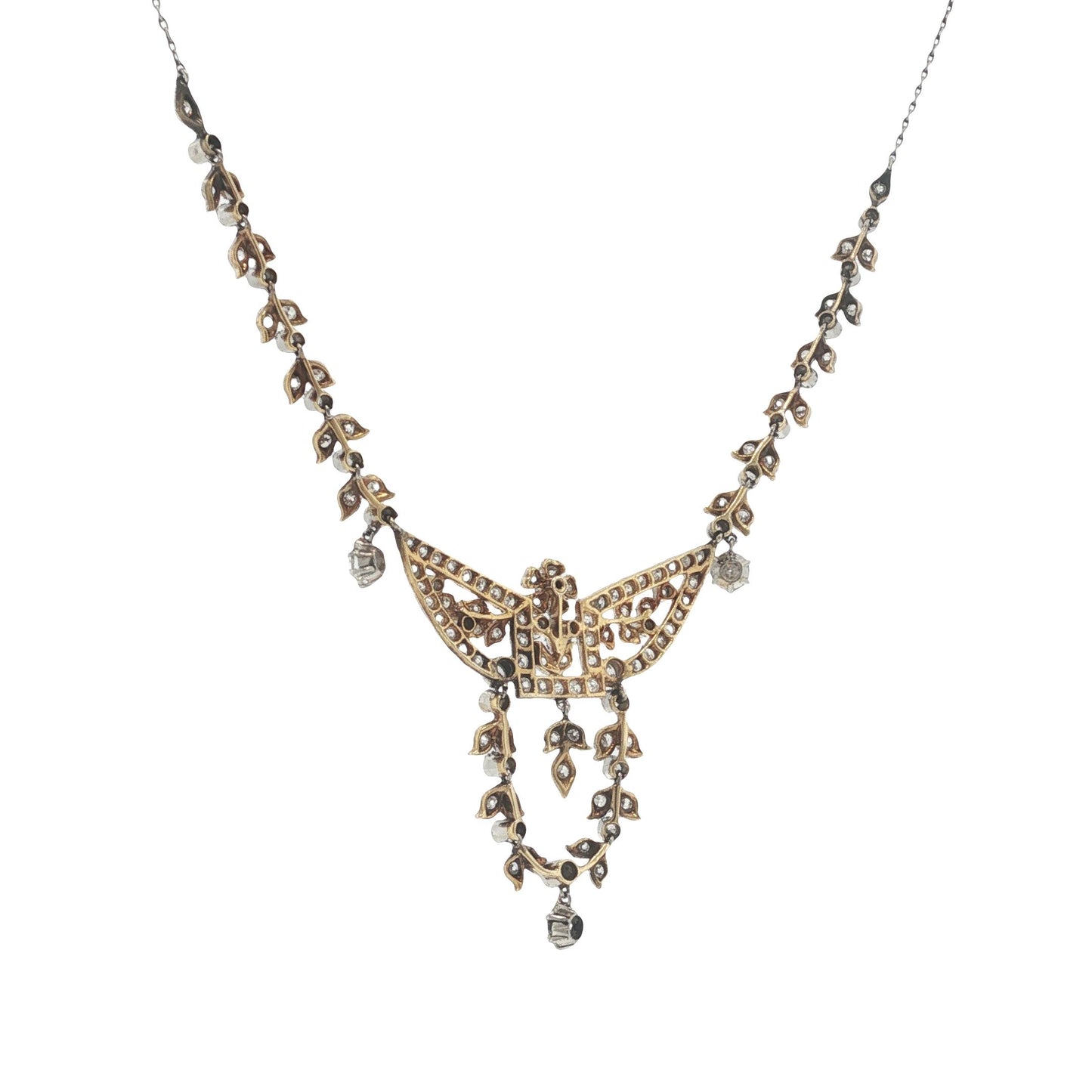 Edward Platinum 18K White Gold Diamond Necklace