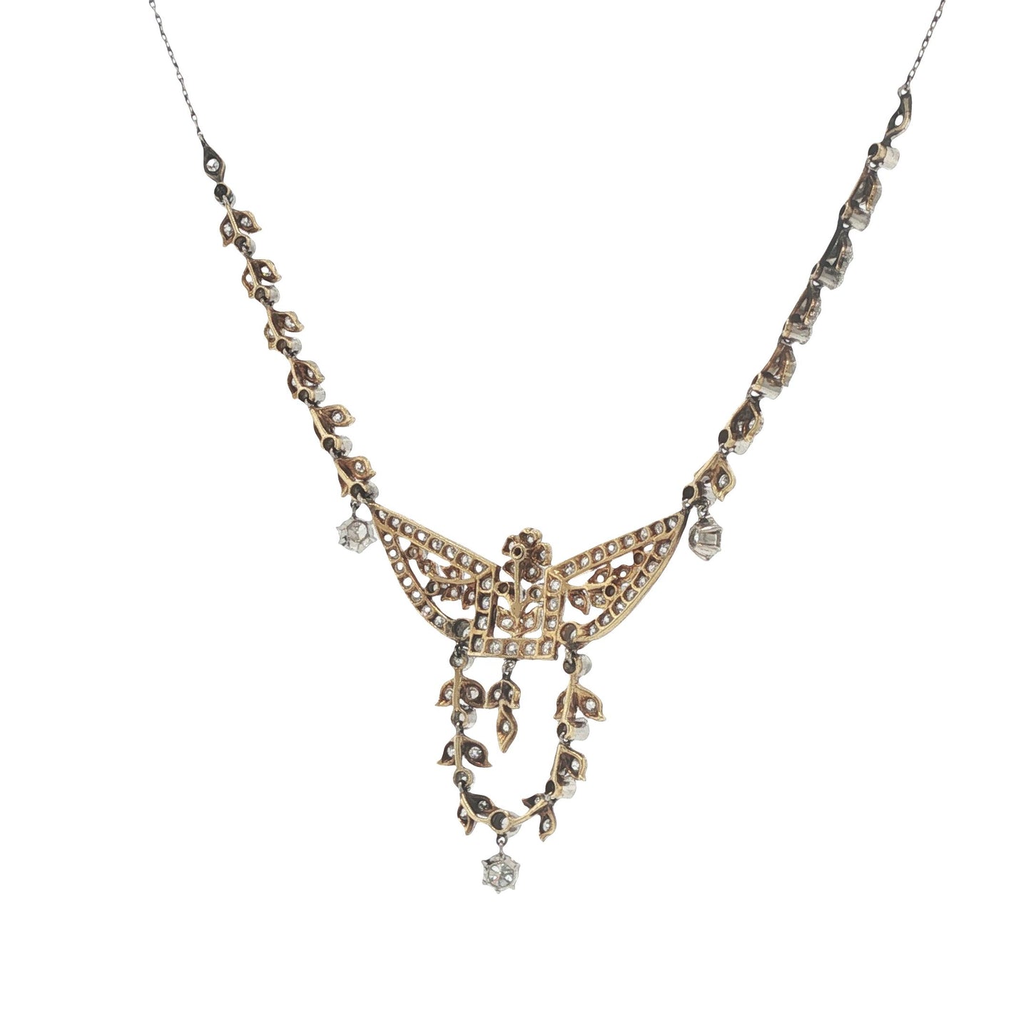 Edward Platinum 18K White Gold Diamond Necklace