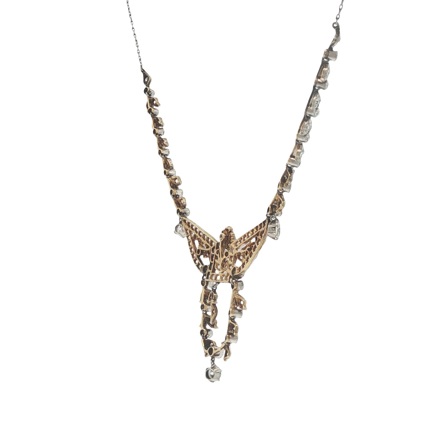 Edward Platinum 18K White Gold Diamond Necklace