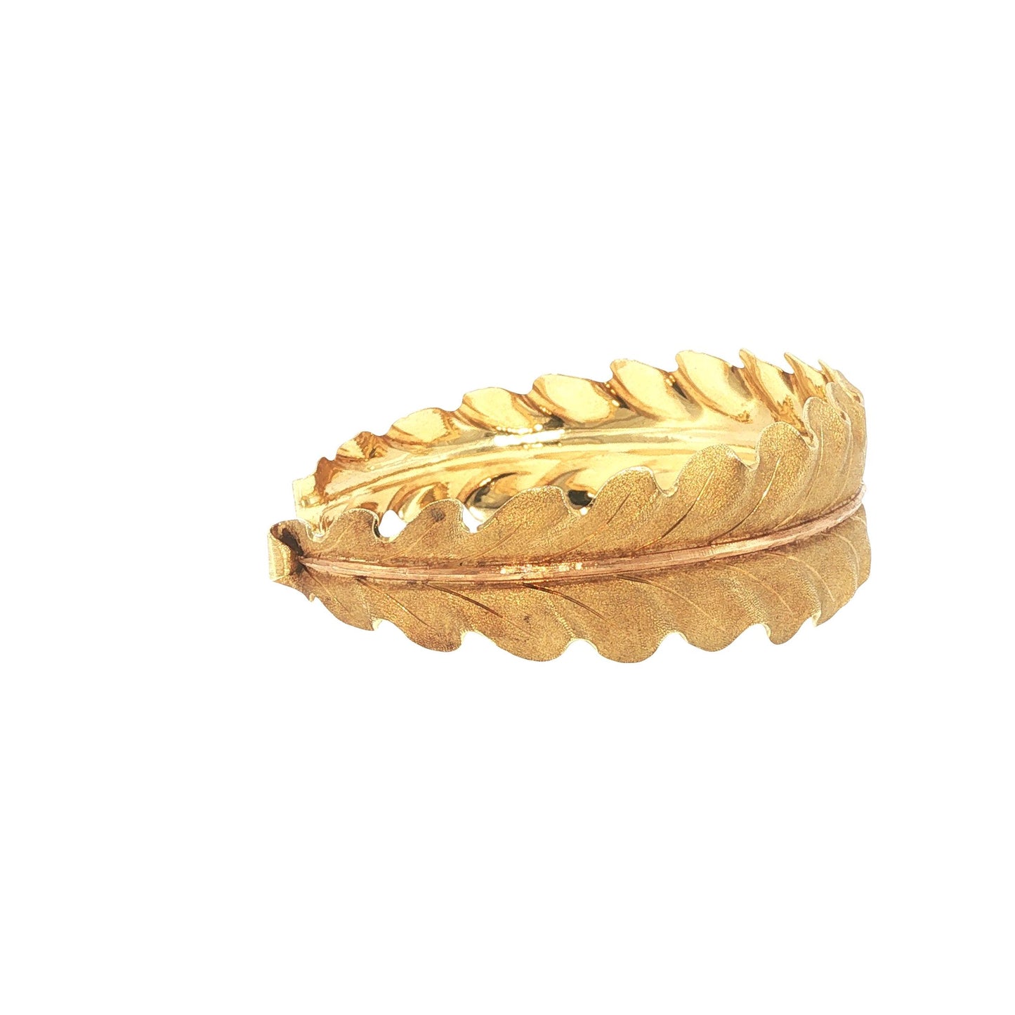 Mario Buccellati 18K Gold Leaf Cuff