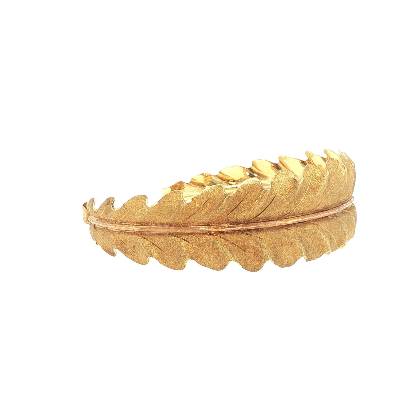 Mario Buccellati 18K Gold Leaf Cuff