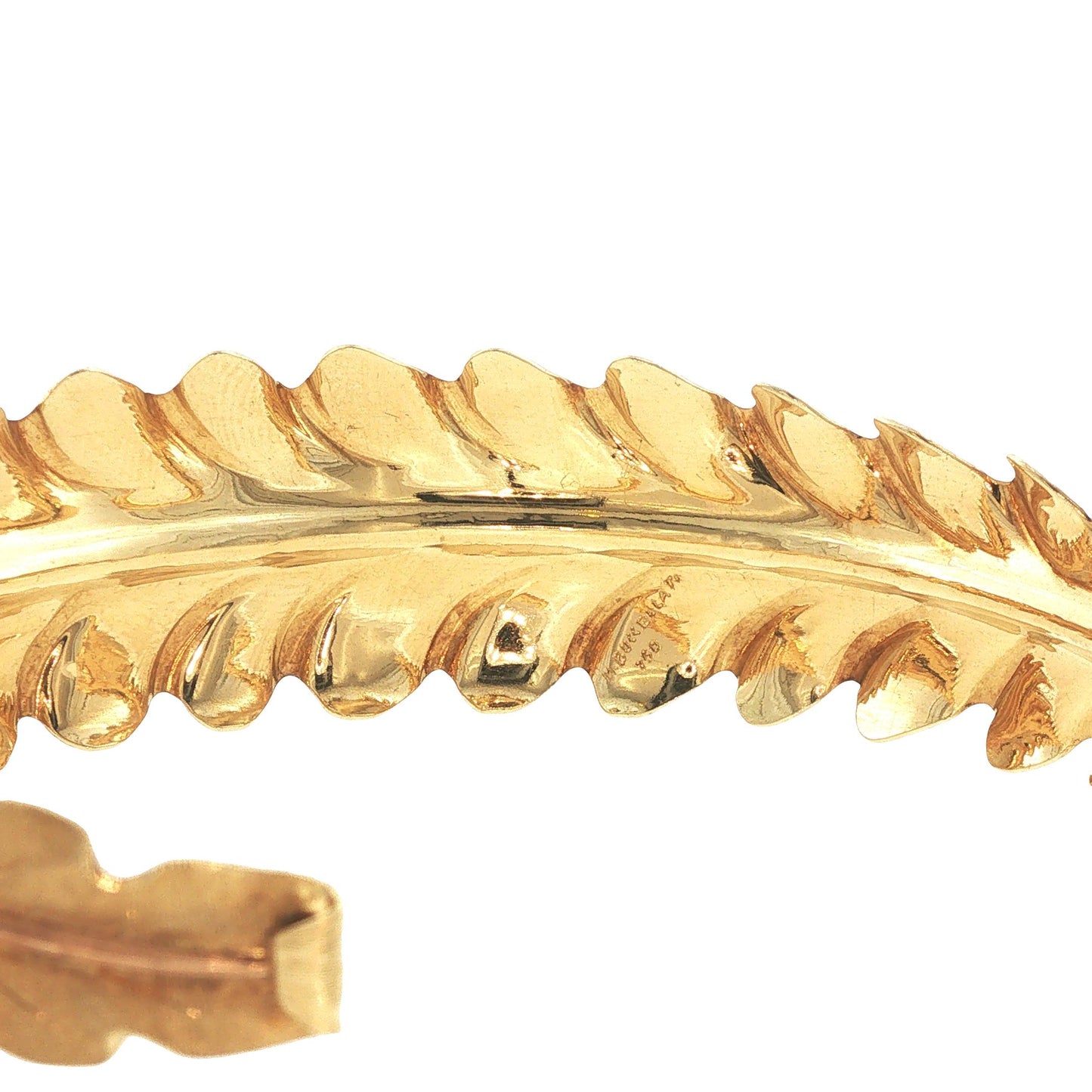 Mario Buccellati 18K Gold Leaf Cuff