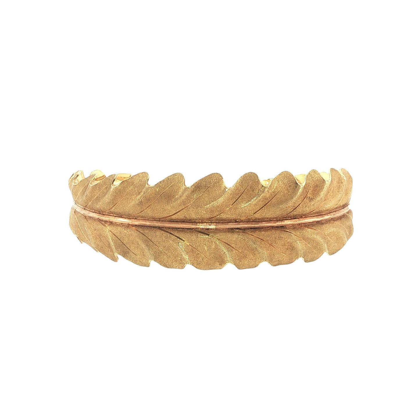 Mario Buccellati 18K Gold Leaf Cuff