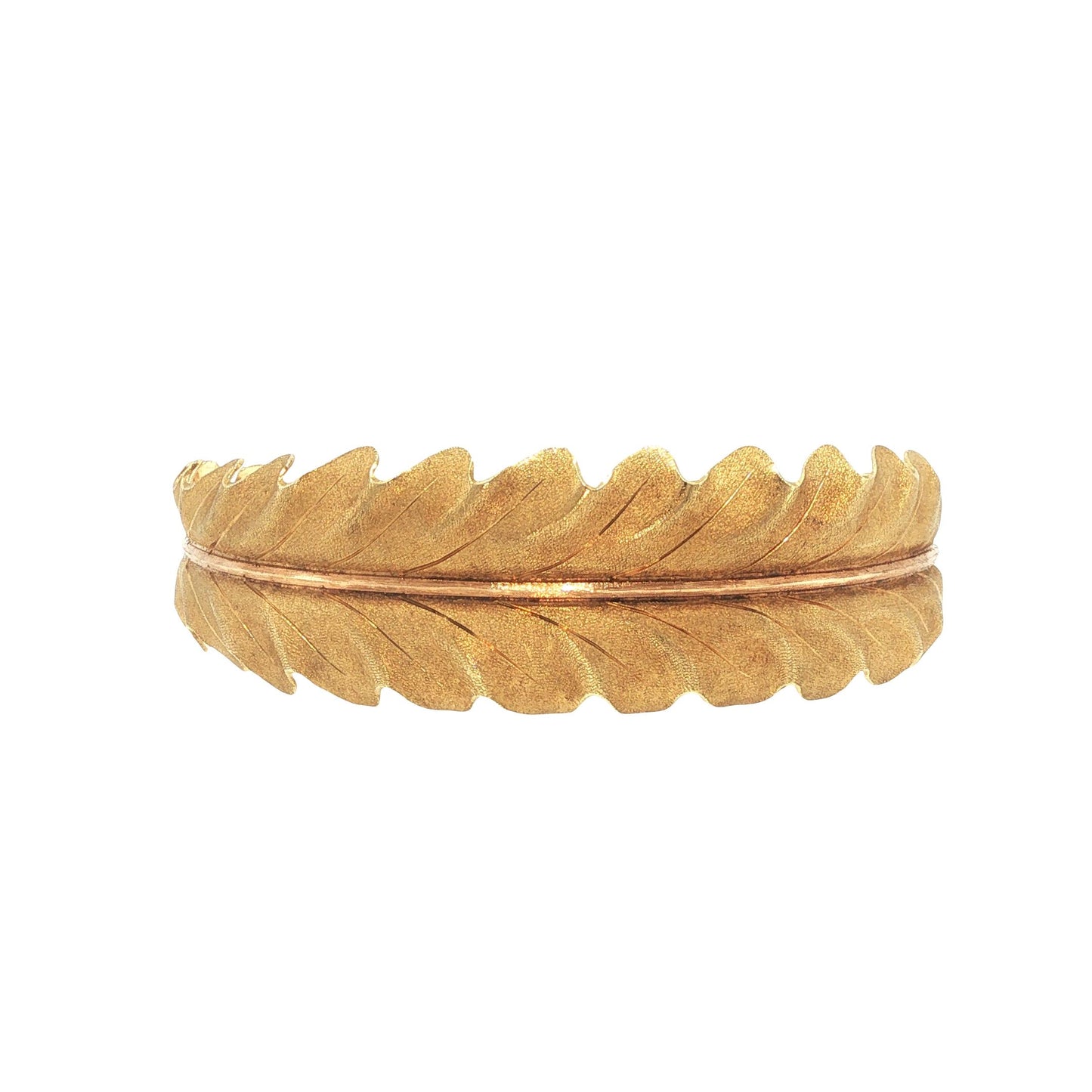 Mario Buccellati 18K Gold Leaf Cuff