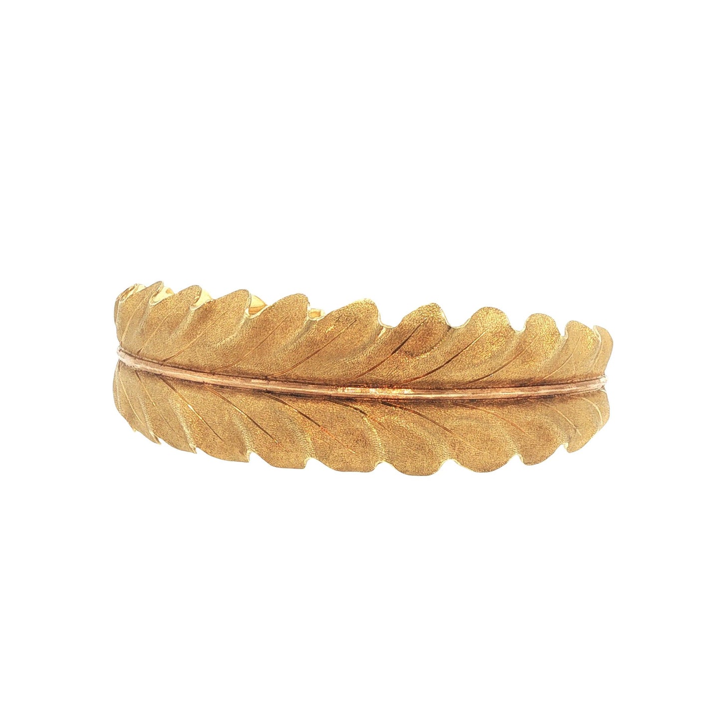 Mario Buccellati 18K Gold Leaf Cuff