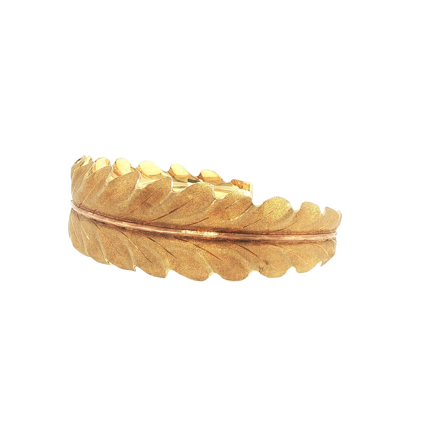 Mario Buccellati 18K Gold Leaf Cuff