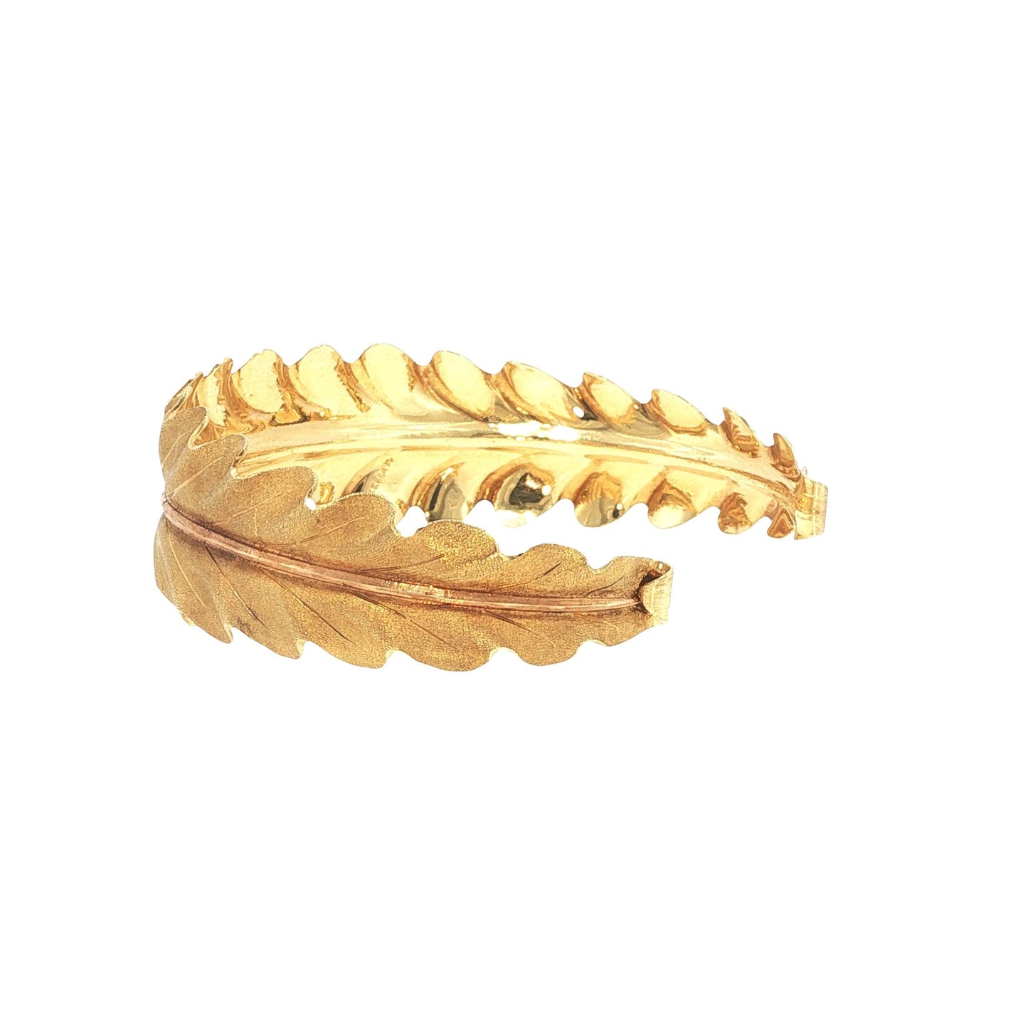 Mario Buccellati 18K Gold Leaf Cuff