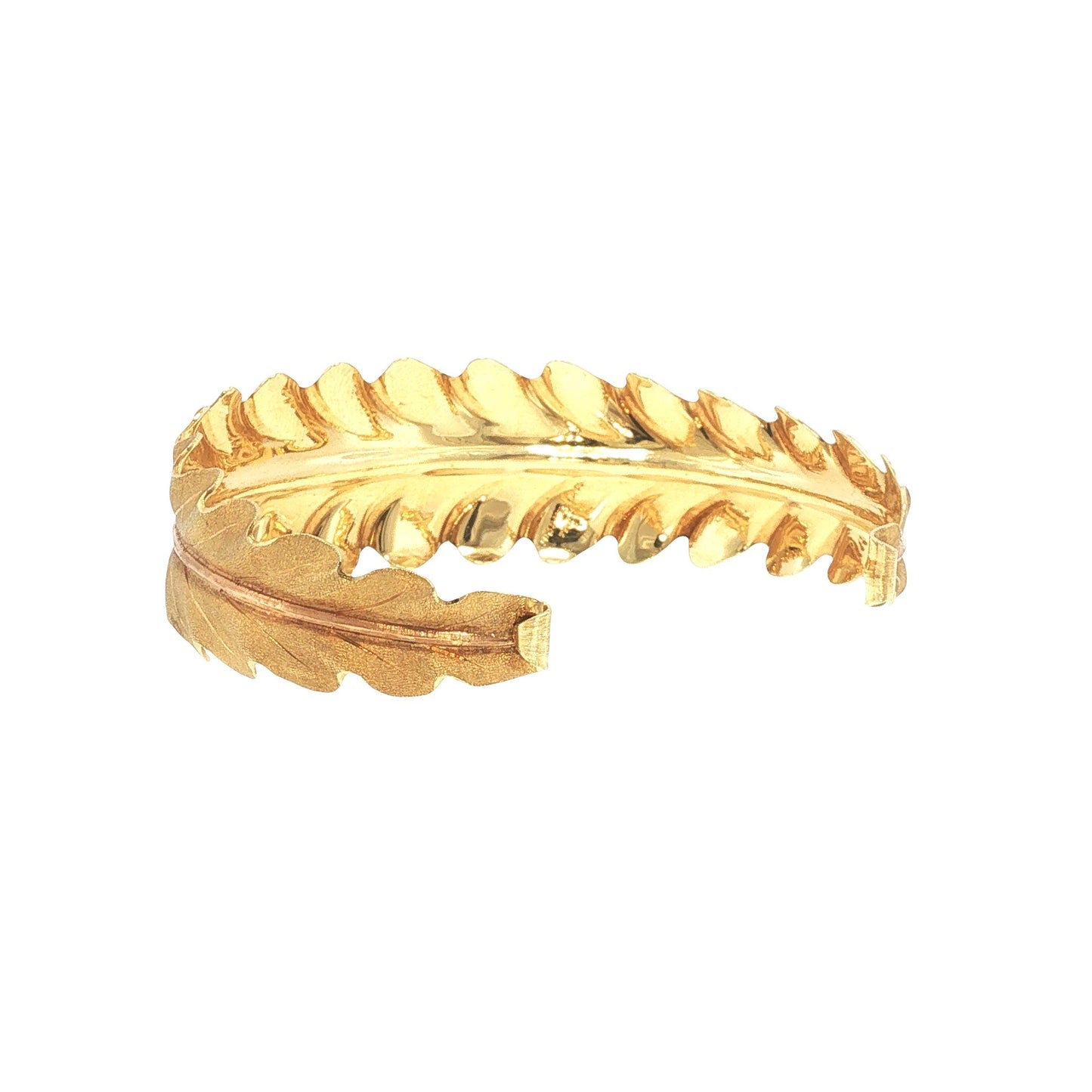 Mario Buccellati 18K Gold Leaf Cuff