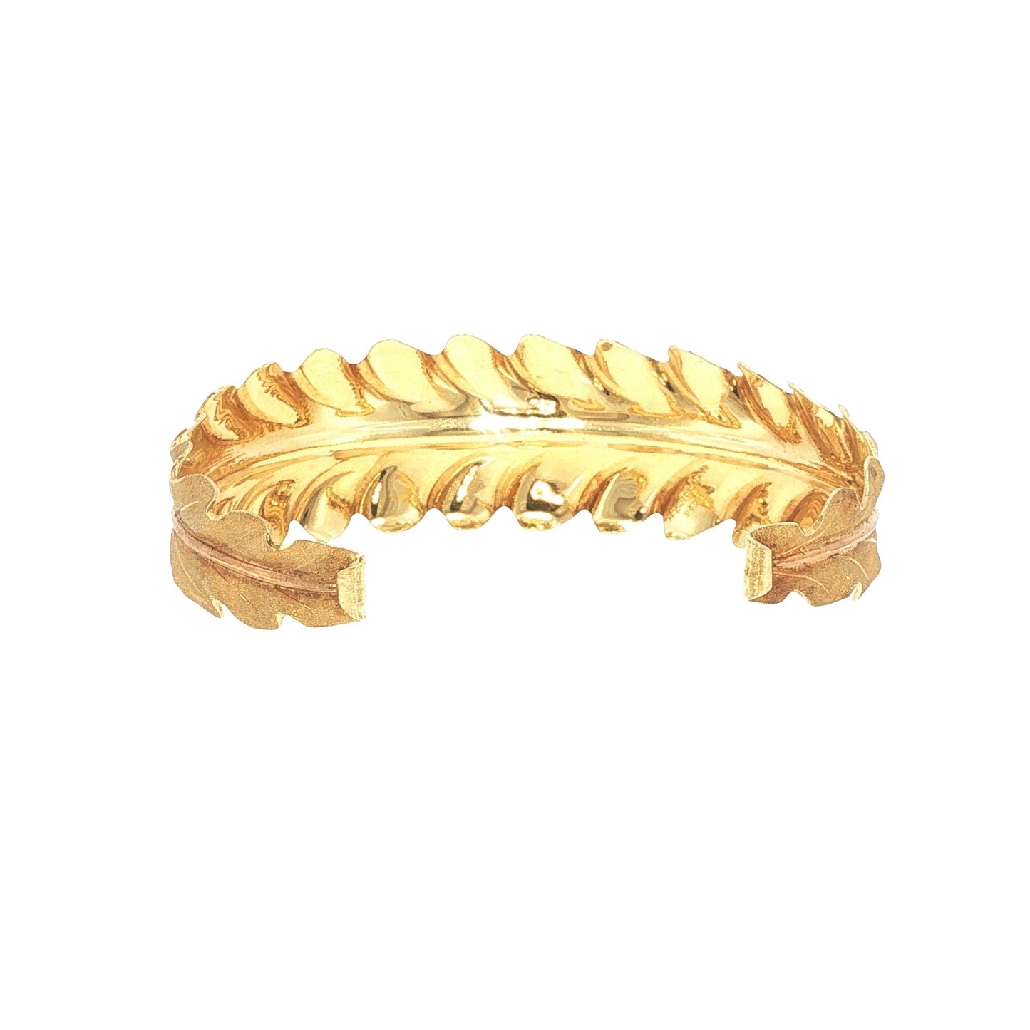 Mario Buccellati 18K Gold Leaf Cuff