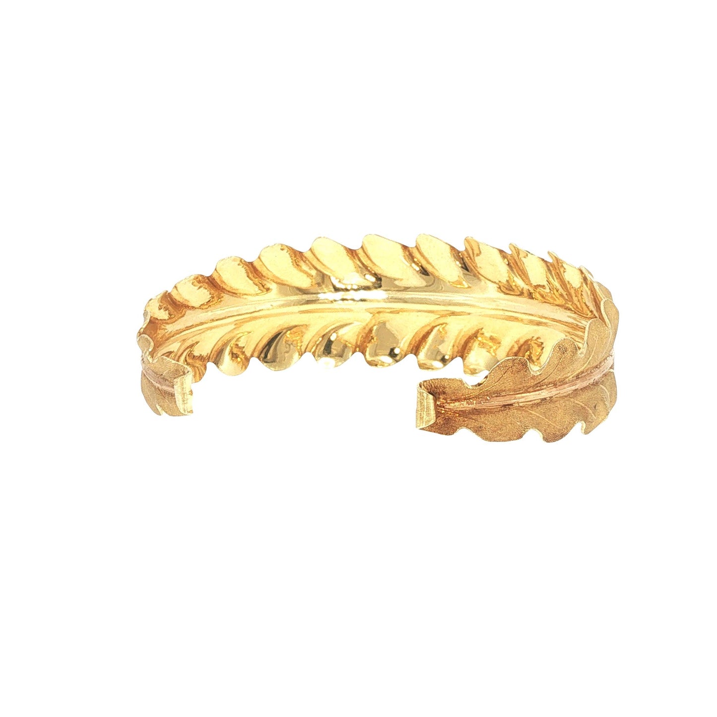 Mario Buccellati 18K Gold Leaf Cuff