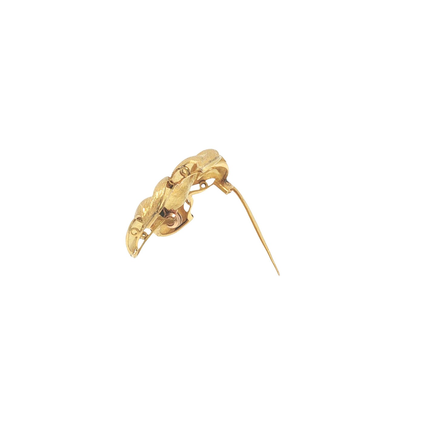 Vintage Tiffany & Co. 18K Sapphire & Diamond Flower Brooch Pin