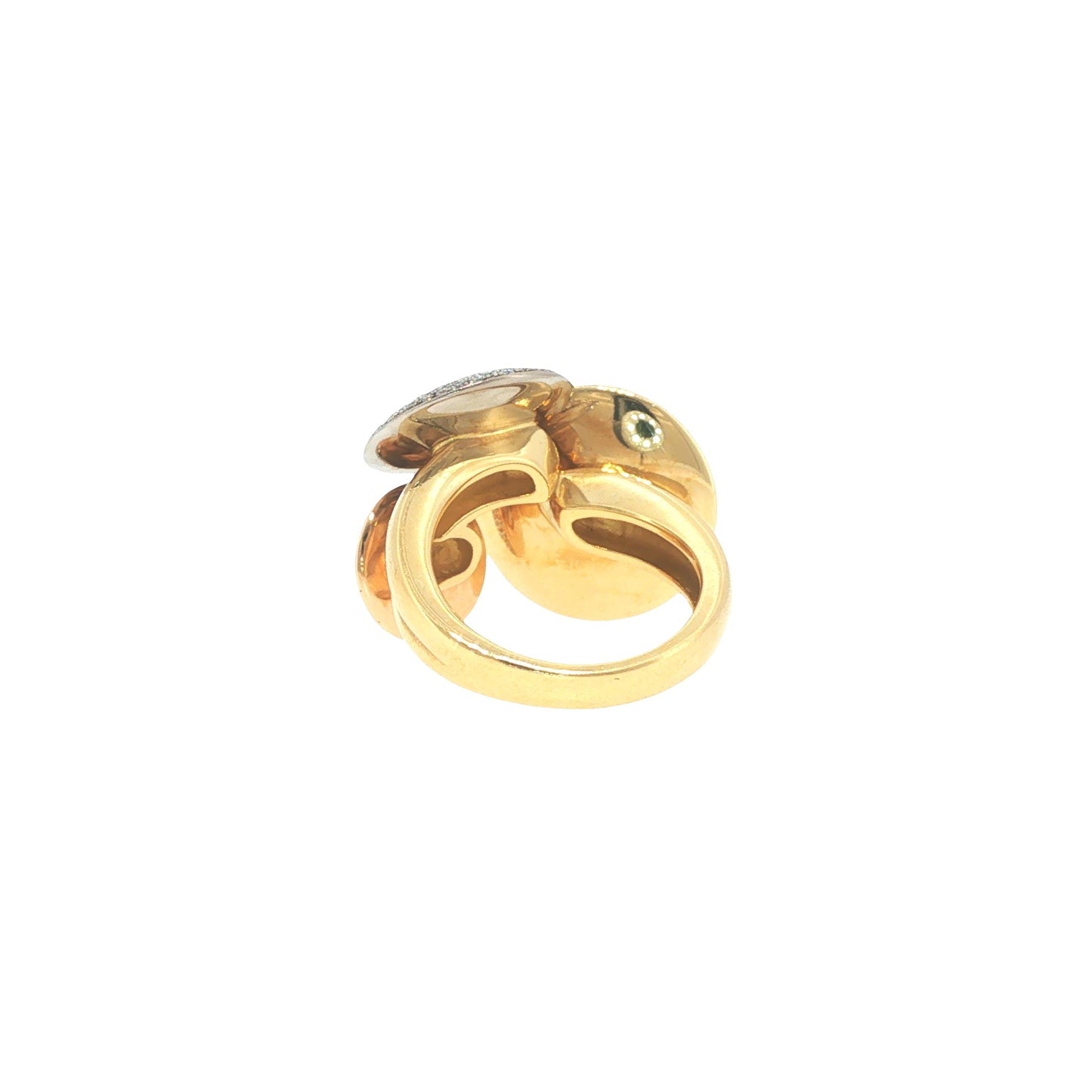 Cartier France Diamond Pave Disc Ring