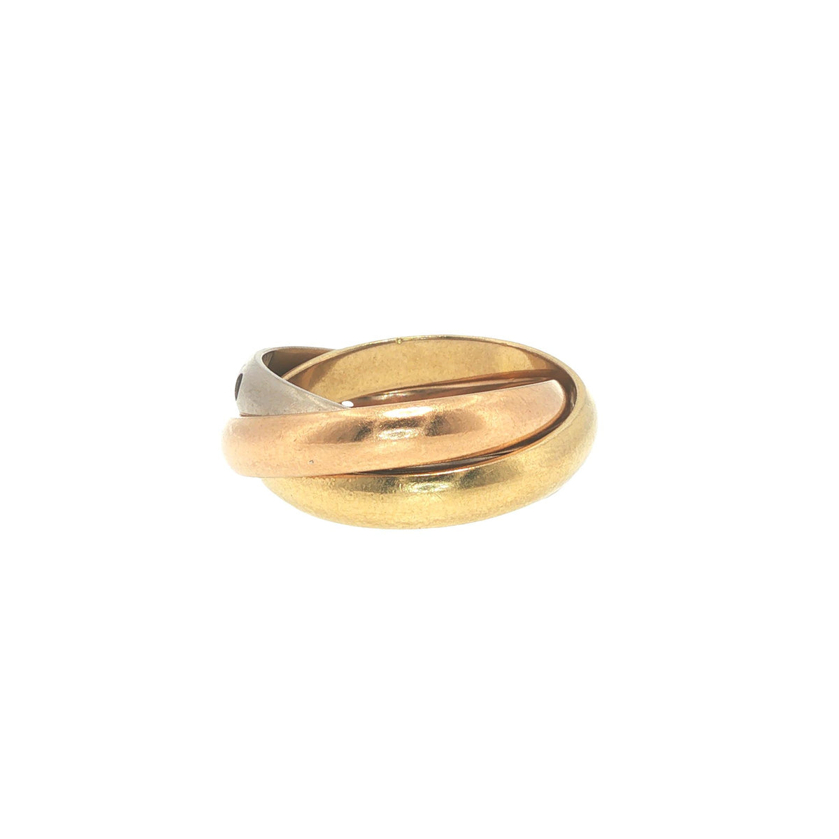 Cartier 18K Gold Trinity 5-Diamond Ring