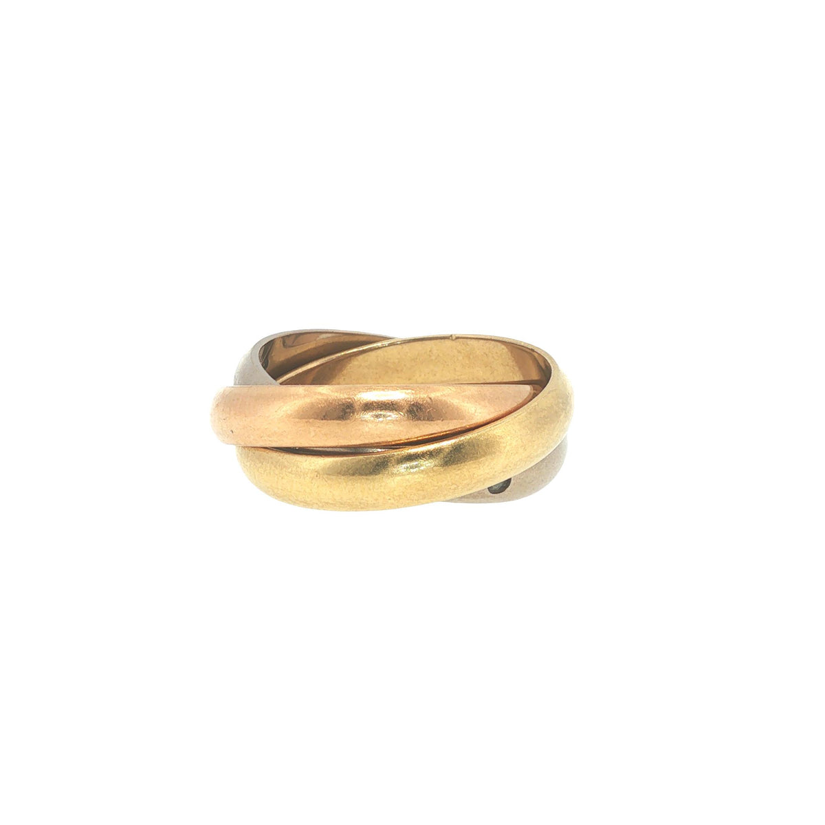 Cartier 18K Gold Trinity 5-Diamond Ring