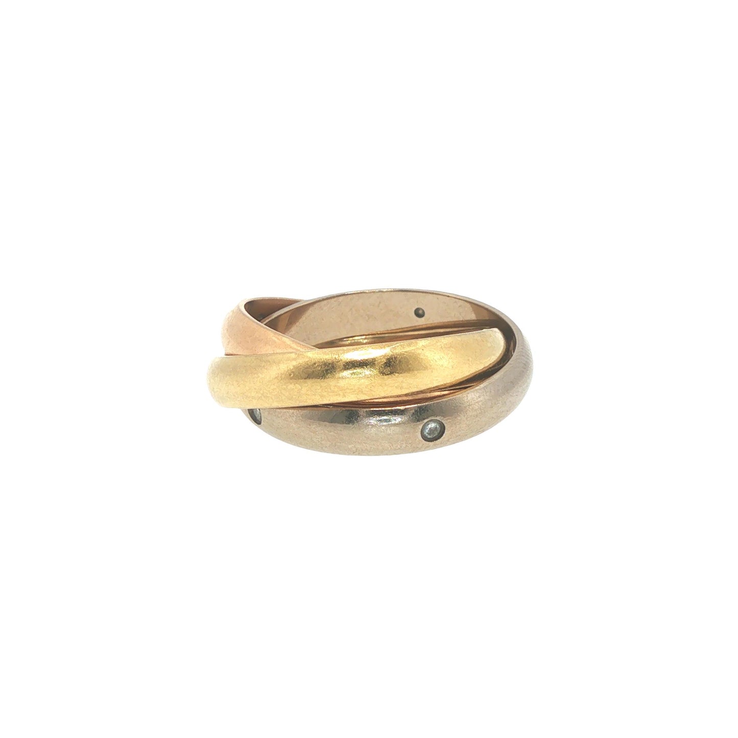 Cartier 18K Gold Trinity 5-Diamond Ring