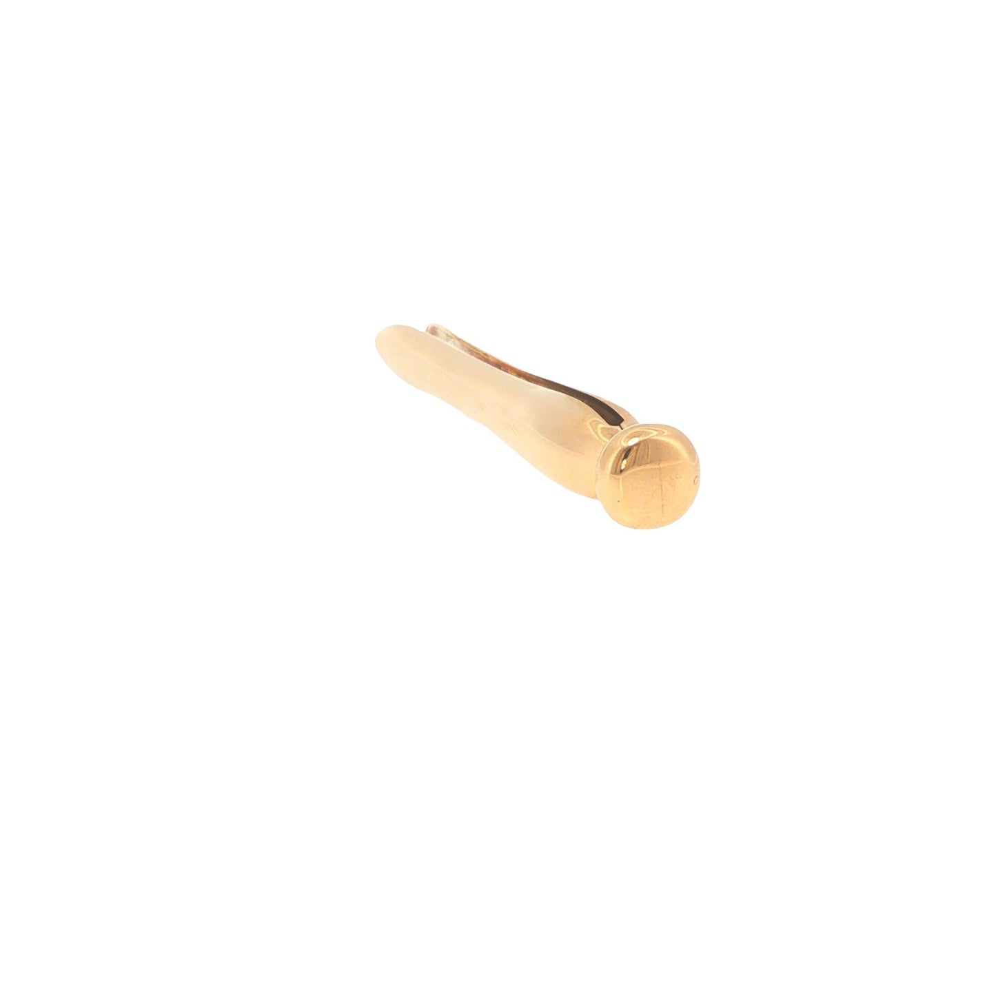 1940s Cartier Retro 14K Gold Clothespin-Form Dress Clip