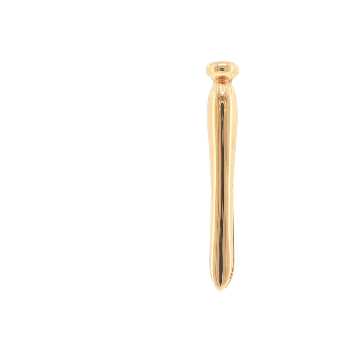 1940s Cartier Retro 14K Gold Clothespin-Form Dress Clip