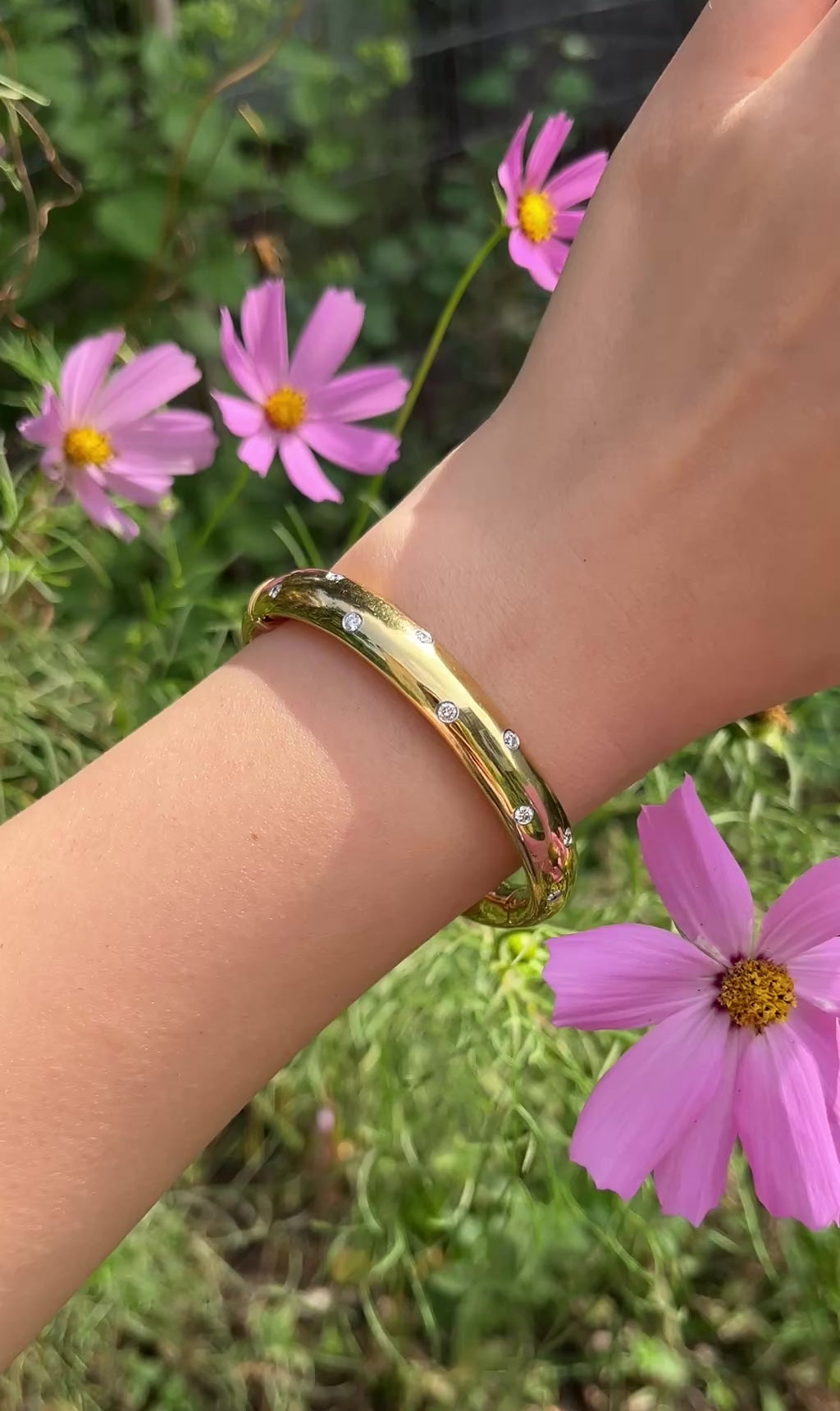 Tiffany & Co Etoile 18K Gold & Platinum Diamond Bracelet