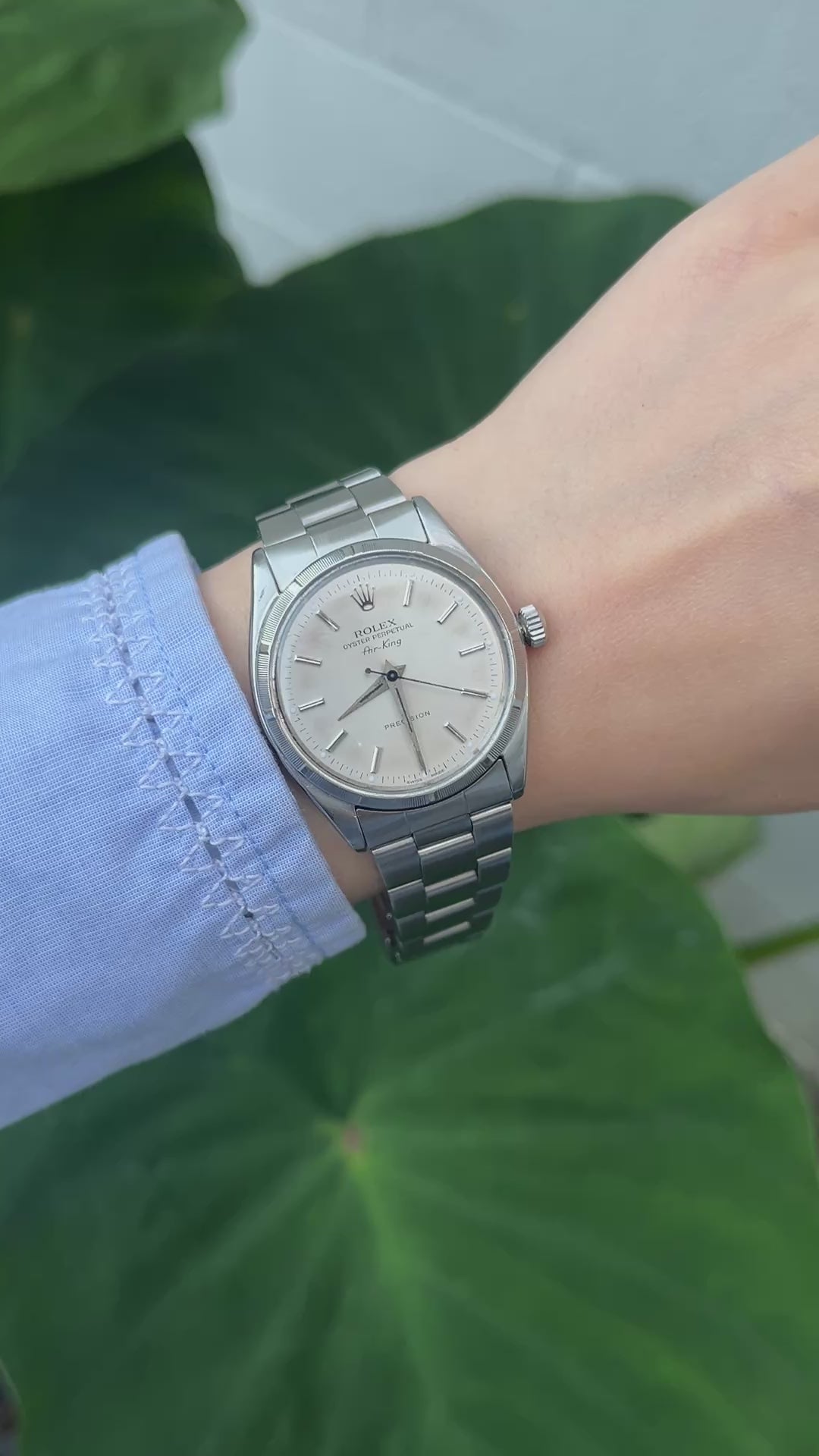 Rolex Air King Precision 34mm Steel Oyster Automatic Watch