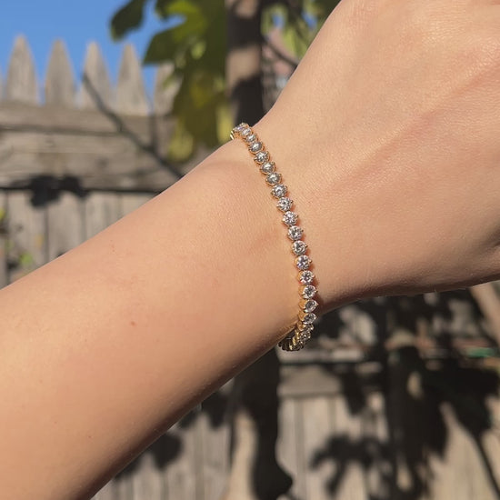 Tiffany & Co. 18K Gold Diamond Bracelet