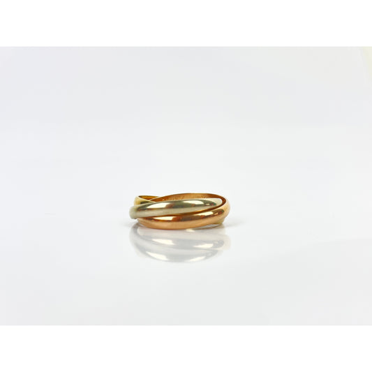 Vintage Cartier Trinity 18k Gold Ring