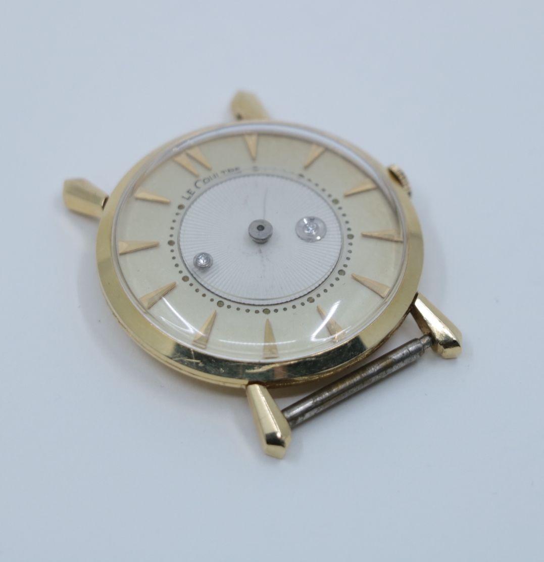 Vintage Jaeger LeCoultre 14K Gold Diamond Mystery Watch