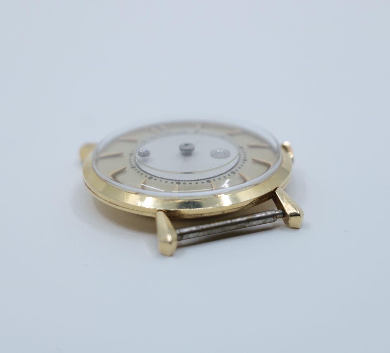Vintage Jaeger LeCoultre 14K Gold Diamond Mystery Watch