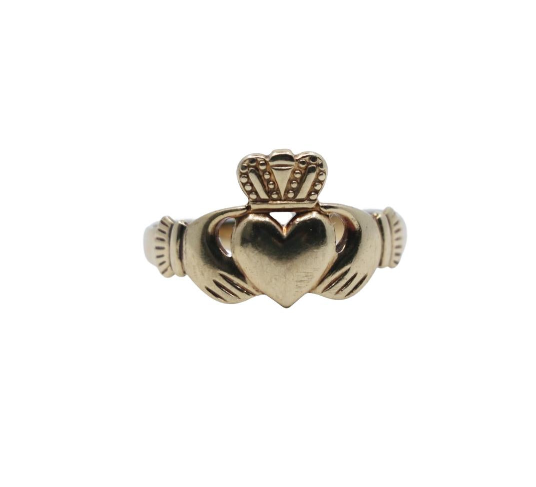 Antique 9K Gold Heart Shape Ring