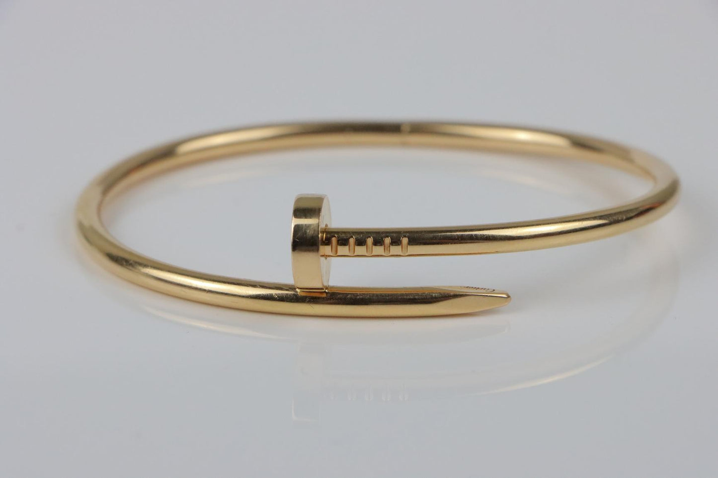 Cartier Rose Gold Juste Un Clou Nail Bracelet SIZE 19