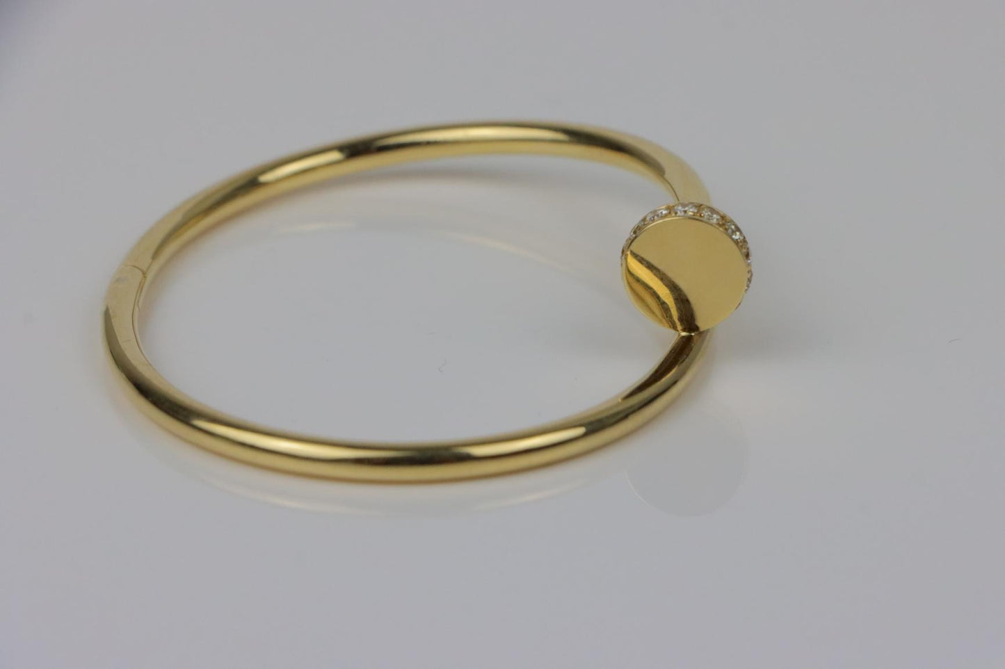 Cartier 18K Gold & Diamond Juste Un Clou Nail Bracelet