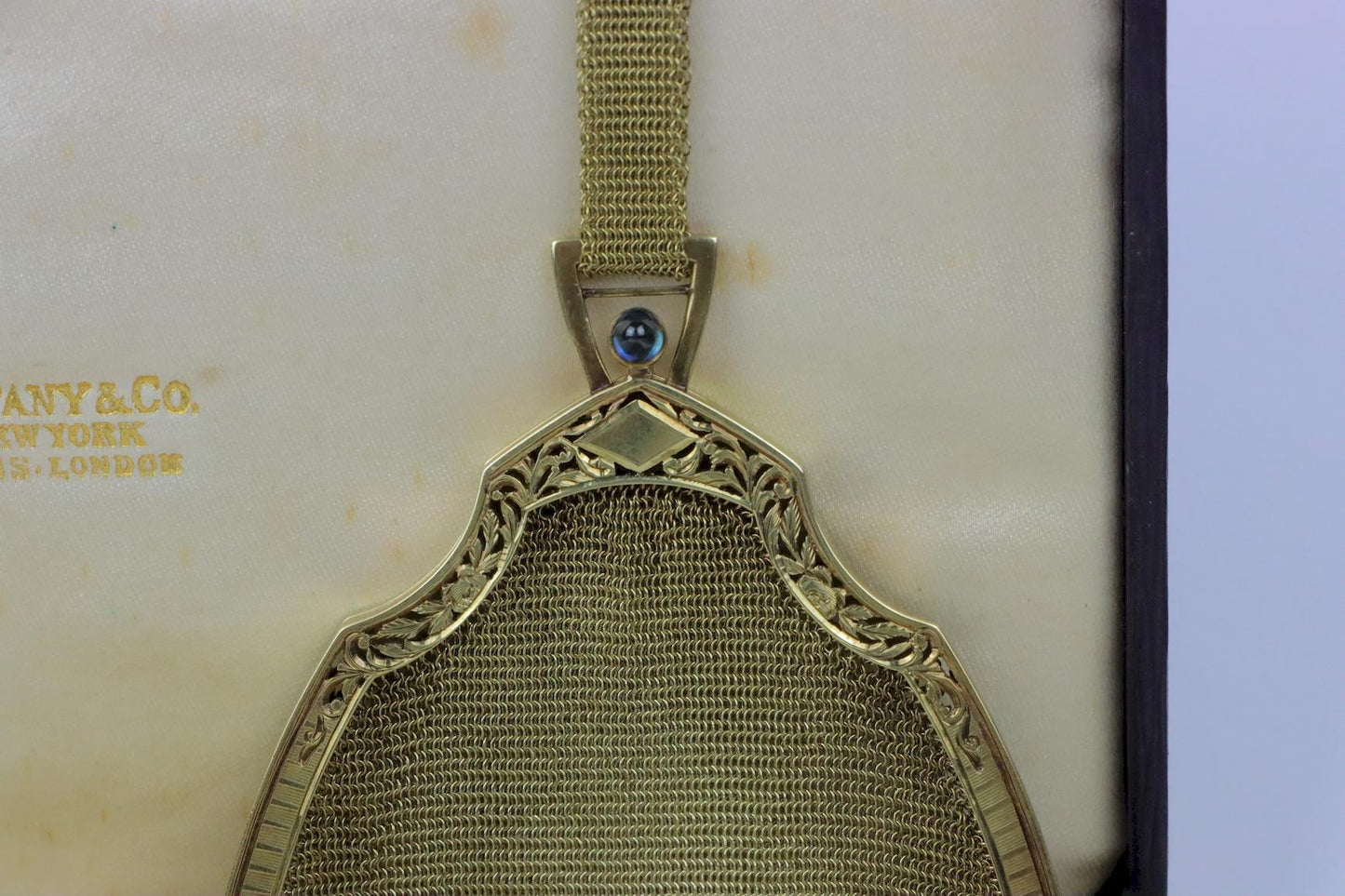 Rare Antique Tiffany & Co. 14K Gold Mesh Purse